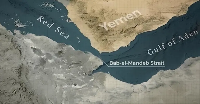 মানচিত্রে বাব আল-মান্দেব